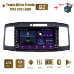 2 Din Androidi autoraadio multimeediumivideopleier Toyota Allion Premio T240 2001-2007 jaoks koos nupunupuga Carplay WiFi 2+32GB 1+16GB