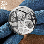 925 h&otilde;bedast &uuml;mmarguse p&otilde;imitud s&otilde;rmuse ehted 7#