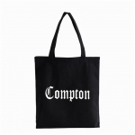 sirge outta compton meeste naiste Ostukott Gooti kunst Maalimine NWA K&auml;ekotid L&otilde;uendist kott compton &Otilde;lakott Kangas kotid Bolsas 24*26cm
