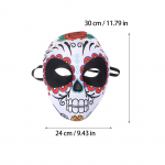 Surnute p&auml;eva maskid Suhkru pealuu kogu n&auml;omask Mehhiko peod maskeraadi rekvisiidid Halloweeni kost&uuml;&uuml;m naistele meestele women