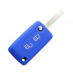 V&auml;rviline My Life 2 nupuga auto silikoonist kaugjuhtimispuldiga v&otilde;tmehoidja kaane kott Peugeot 107 207 307 307S 308 407 607 jaoks must