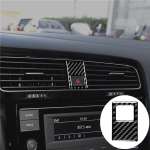 Auto sisekujundus Moekaitse s&uuml;sinikkiust kleebis Volkswagen VW Golf 7 GTI MK7 2014- Auto 2014-2019xqb gray