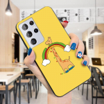Cartoon Cute Bear Rainbow Giraffe ilmaennustuse juhtum Redmi 10