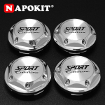 4 tk 68 mm metallist alumiiniumist SPORT Editioni logoga auto ratta keskosa rummukorki velje &uuml;mberpaigutamine Creative embleemi kaunistus rummukorgi tolmu