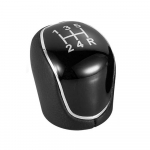 5/6 kiiruse k&auml;igukangi nupu pea kangipea nahast autoadapteri vahetus Ford Mondeo IV Focus MK2 MK3 C-MAX Kuga Car jaoks black 5speed