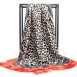 Kvaliteetsed luksuslikud siidist sallid peapael Sallid kaelasall naistele kett siidist sall naiste dekoratiivne sall 90*90cm punane