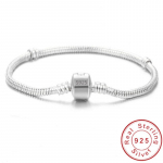 Originaal 925 Sterling Silver Charm Chain K&auml;ev&otilde;ru Peo Pulma Ehted Pikad 16-23cm Madoluust K&auml;ev&otilde;rud Naistele Isetehtud ehted 23CM