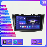 Carplay 4G raadio 2 Din Android 12 auto multimeediumipleier seadmele Suzuki Swift 4 2011-2015 GPS Navigation WIFI DSP 9'' 2din Intelligent Screen AutoRadio S8 8Core 8G 128G AI