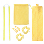 Heatless Hair Curling Kit No Heat Geel Beads Juuksekoolutaja v&otilde;lukepp Magamisrullid DIY Juuksed roosa