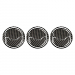 S&uuml;sinikfiibrist sise&otilde;hu v&auml;ljalaskeava kaane trimmi kleebise dekoratsioon Ford Mustang 2015 2016 2017 2018 autole must