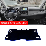 Toyota Corolla E210 12th 2022 2023 auto armatuurlaua katte mat Armatuurlaua p&auml;ikesevarju padja UV-vastane &uuml;mbris jaoks RHD Blue Side gray