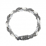 Paks k&auml;ev&otilde;ru Tai h&otilde;be Mood K&auml;sit&ouml;&ouml; Isiksus Domineeriv Retro Saada poiss-s&otilde;brale kingitus Loode Meeste stiil Aksessuaar 21 - 22cm