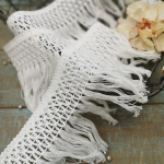 4yards /Lot Pits Tutt Lint 12cm Puuvillane Tutid &Auml;&auml;rmus&auml;&auml;red Tuttpits &Otilde;mblemiseks Voodiriided Kardinad Ise isetegemise tarvikud