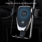 15 W magnetiline auto kiirlaadimise juhtmeta laadija iPhone 13 &otilde;huventiiliga kinnitusalusele auto gravitatsioonianduri telefonihoidikus