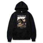 Burzum Hoodies Filosofem Metal Music Band Tr&uuml;kitud t&auml;navariided Unisex Naiste Mood Suured dressipluusid Hoodie Pullovers Spordidressid M black