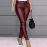 Moodsad PU-nahast naiste p&uuml;ksid s&uuml;gismustad vabaaja kontori naiste pliiatsp&uuml;ksid naiste s&auml;&auml;rised talvised soliidsed k&otilde;rge v&ouml;&ouml;kohaga p&uuml;ksid 24377 S must