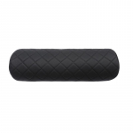 1/2pcs Faux-skin leather Car Neck Pillow Silk Cotton Filling with Anti-mite Lined Cover Car Round Roll Headrest Support 1pc back