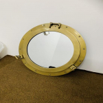 Nautical illuminaator antiikplaaditud kanaliga paadi illuminaatori aknaga laeva &uuml;mmargune peegelseina sisekujundus 30.48 cm