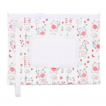 Kott Suure mahutavusega korraldaja Multifilmi mustriga niisked salvr&auml;tikud Korduvkasutatav kerge kaasaskantav niiske salvr&auml;tiku kott valge