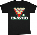 Graafilised T-s&auml;rgid Naljakad Beer Pong Player Red Cups Unisex T-s&auml;rk Riietus S