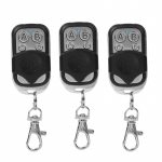 Nutikas 433Mhz kloonimise kaugjuhtimispult, 4 nupuga juhtmevaba RF-saatja koodikopeerimise kaugpaljundaja v&otilde;tmehoidja garaaživ&auml;rava elektrilise ukseavaja jaoks 3PCS