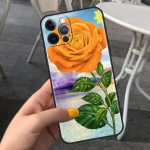 Luxury Roses Flowers telefoni&uuml;mbris iPhone'ile Samsung Galaxy Redmi Xiaomi Oppo OnePlus Note SA 7 8 9 10 11 12 13 14 20 21 22 23 53 54 Pro Max Plus Ultra iPhone 6 or 6S