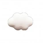 Moodne Cloud Decor Clips V&auml;ikesed vaigukompaktsed valge