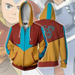 Anime Avatar The Last Airbender 3D Prinditud Pusad Mehed Naiste Mood Pusad T&otilde;mblukuga Pusa Cosplay T&auml;navar&otilde;ivad Laste Jope Mantel M