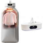 Taimerfunktsiooniga kaasaskantav pesukuivati, t&auml;iendatud 20 minutit kiiresti kuivav, kompaktne kokkupandav mini elektriline pesukuivatusmasin koos kuivatuskotiga EU Plug