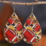 Uued Super Bowl Leopard kahepoolsed Water Drop PU nahast k&otilde;rvar&otilde;ngad naiste retromoodsad k&otilde;rvar&otilde;ngad