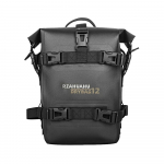 Mootorratta kotid Multifunktsionaalne veekindel suure mahutavusega mootorrattakaitse varraste k&uuml;ljekott 4L must