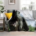 Dinosauruste viskamise tekk lastele poistele iidsed loomad flanelltekid dinosauruste tekid diivani diivanile elutuppa 75x90cm