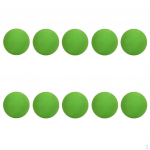 10 tk vahutavad golfipallid sisetingimustes treenimiseks, koduseks kasutamiseks m&otilde;eldud s&otilde;iduv&auml;ljakule &ndash; roheline, 42 mm