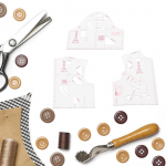 :5 Kangadisaini joonlaud R&otilde;ivaste protot&uuml;&uuml;bi joonistamine R&auml;tsepa &otilde;mblemine