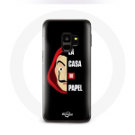 &Uuml;mbris Samsung Galaxy S9 La casa de papel logo ja maski jaoks