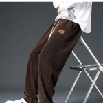 Uued kottis triibulised dressip&uuml;ksid meestele Sirge s&auml;&auml;rega p&uuml;ksid Moodsad hip-hop t&auml;navar&otilde;ivad Harajuku p&uuml;ksid vabaaja p&uuml;ksid meeste riided M kohv