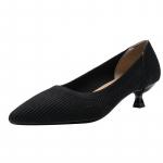 Naiste Solid Pumps Kitten Heels terava varbaga kootud libisemisega madala kontsaga vabaaja pidulik kleit Kingad T&ouml;&ouml; Kontor &Auml;ri Tursked kontsad Riietavad kontsad naistele 34