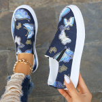 &Uuml;hekingaga naiste madala suuga &uuml;lisuured lamedad kingad lauajalatsid jalan&otilde;ud 35 sinine