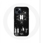 Coque - Maniacase - Iphone 14 - BTS Signature Members - Souple - Noir
