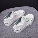 Valged kingad Naiste kingad Uued suvised lamedad pumbad Mitmek&uuml;lgsed kevad- ja s&uuml;gisjalatsid vabaaja hingavad lauajalatsid 35 roheline
