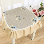 Libisemiskindel toolipadi padjad Majapidamistoolipadja tr&uuml;kkimine Euroopa stiilis Four Seasons &Uuml;ldotstarbeline tolmukindel ja kergesti puhastatav 45cm x 43cm