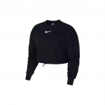 Nike &uuml;hev&auml;rviline logotr&uuml;kiga n&ouml;&ouml;riga l&uuml;hike pikkade varrukatega dressipluus naiste topid must CJ3767-010 L