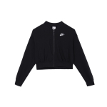 Nike Sportswear Club Fleece Logo Tikitud L&otilde;tv Vabaaja Jakk Naiste Jakid Must FB7279-010 L black