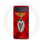 Coque Samsung Galaxy Z Flip4 slb benfica fond rouge