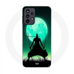 Coque Maniacase pour Samsung Galaxy A32 5g roronoa zoro triple &eacute;p&eacute;e pleine lune