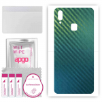 apgo Protective Skin Sticker for the back compatible with vivo Y91i, Wrap Film, Foil, Vinyl - Pattern Carbon Chameleon CAKA1