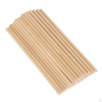 V&auml;rvimata puidust t&uuml;&uuml;blid Pulgad lehtpuust koogitihvtid 15x0.5cn