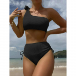 Naiste &uuml;he &otilde;laga ujumisriided Naiste rannariided suplejad bikiinikomplekt suplemiseks ujumiskost&uuml;&uuml;m Push Up suvine ujumistrikoo S must