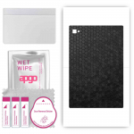apgo Protective Skin Sticker for the back compatible with Ulefone Tab A7, Wrap Film, Foil, Vinyl - Pattern Black Honeycomb