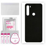 apgo Protective Skin Sticker for the back compatible with HTC U20 5G, Wrap Film, Foil, Vinyl - Pattern Matrix